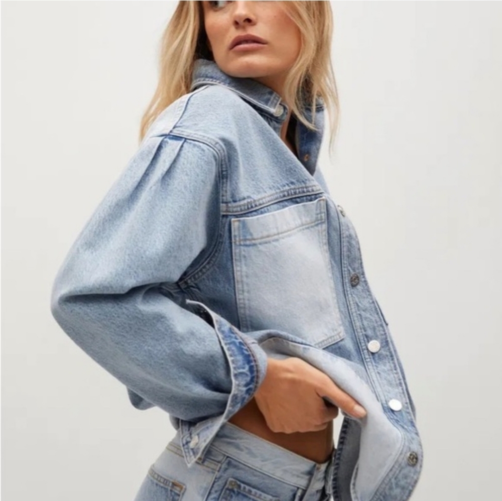 Denim Patchwork Jacket - image 3